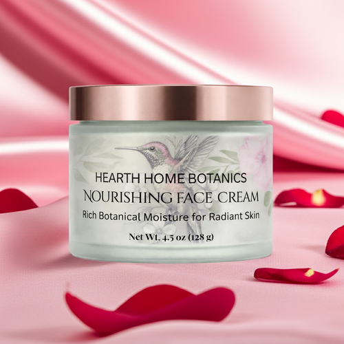 Hearth Home Botanics Nourishing Face Cream – Hydrating Botanical Moisturizer  - 2 oz